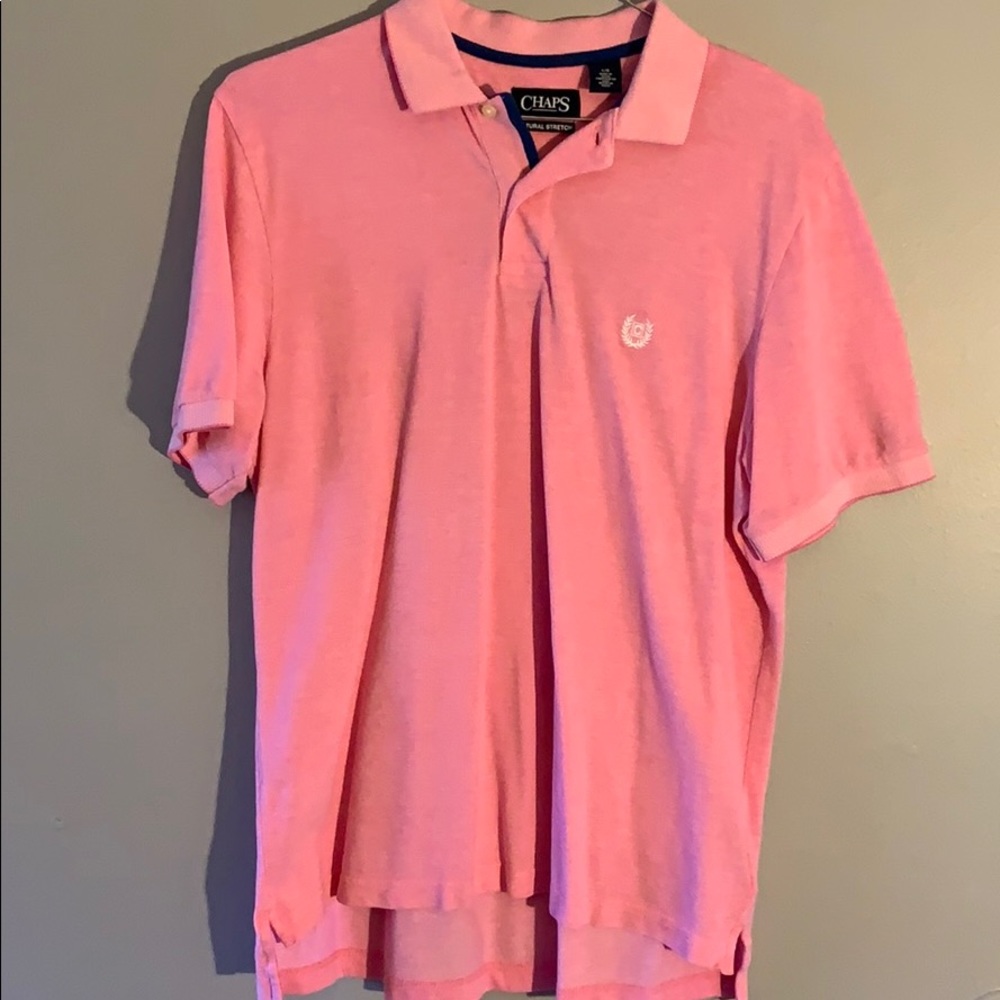 Chaps Natural Stretch Solid Polo - image 1